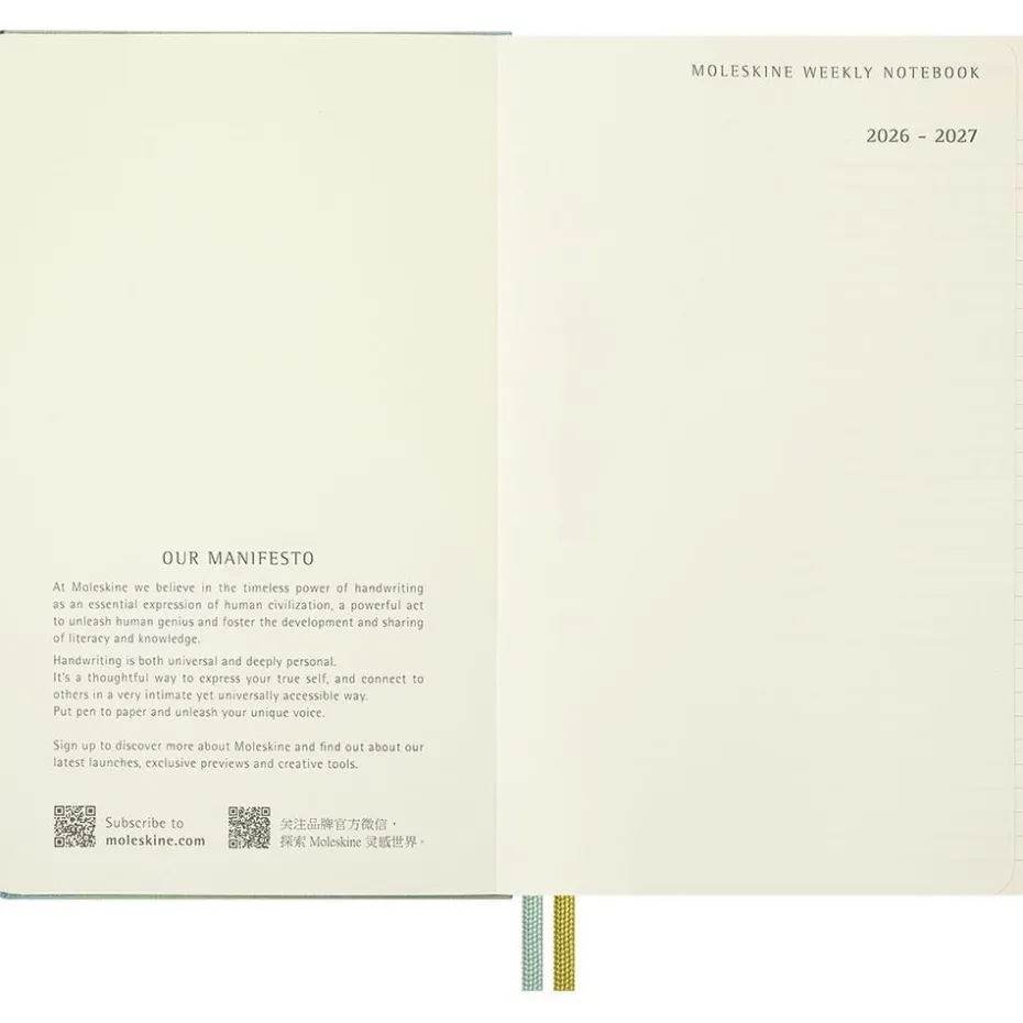 Moleskine Planner 2026/27 18m Hard L Uke Notat – LOTR