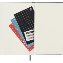 Moleskine Planner 2026/27 18m Hard L Uke Hor – Black