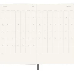 Moleskine Planner 2026/27 18m Hard L Uke Hor – Black