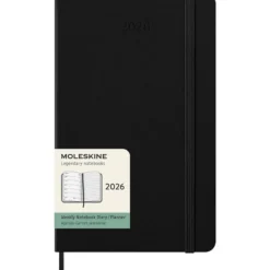 Moleskine Planner 2026 12m Hard L Uke Notat – Black