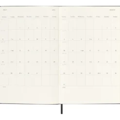 Moleskine Planner 2025/26 18m Hard L Uke Hor – Black