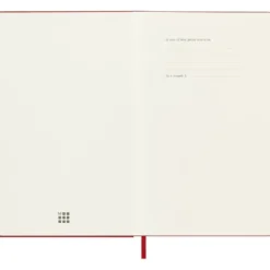 Moleskine Planner 2026/27 18m Hard L Uke Notat – Red