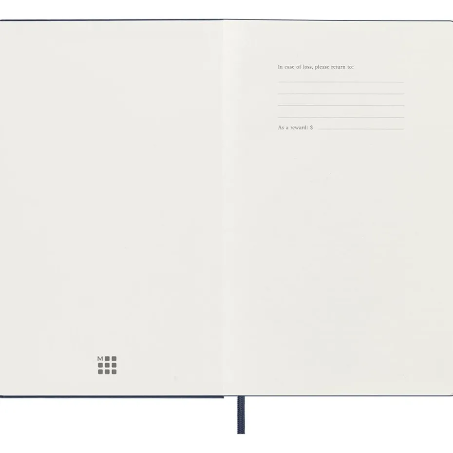Moleskine Planner 2026/27 18m Hard L Uke Notat – Sap.Blue