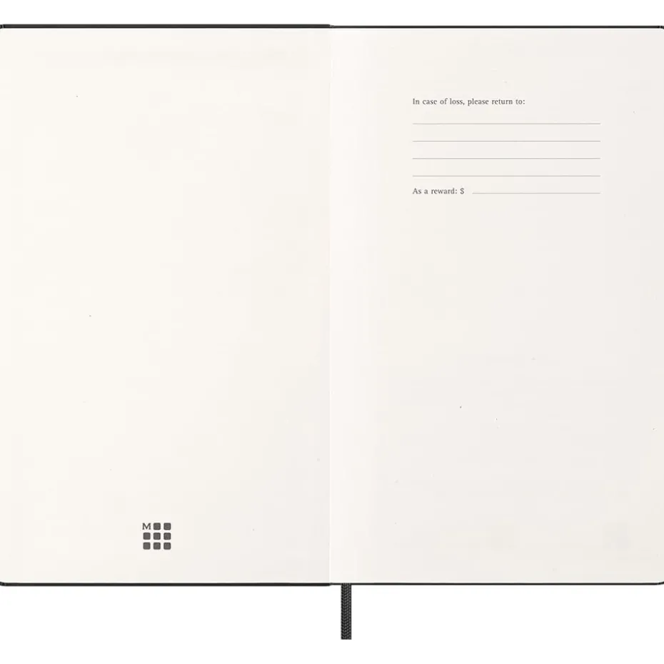 Moleskine Planner 2026 12m Hard L Uke Hor – Black