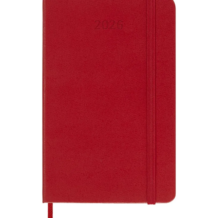 Moleskine Planner 2026 12m Hard P Uke Notat – Red