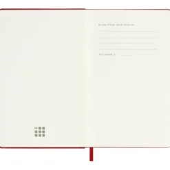Moleskine Planner 2026 12m Hard P Uke Notat – Red
