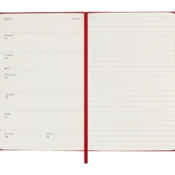 Moleskine Planner 2026 12m Hard P Uke Notat – Red
