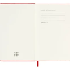 Moleskine Planner 2025/26 18m Hard P Uke Notat – Red
