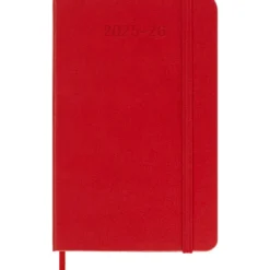 Moleskine Planner 2025/26 18m Hard P Uke Notat – Red