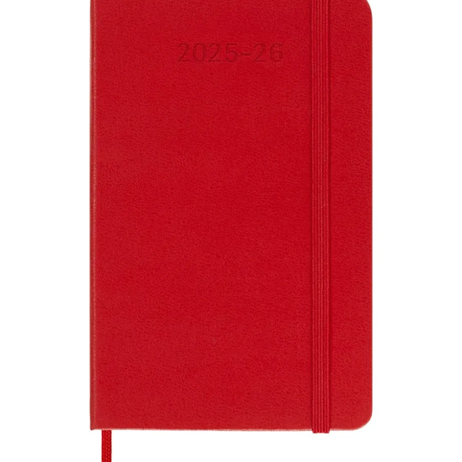 Moleskine Planner 2025/26 18m Hard P Uke Notat – Red