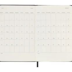 Moleskine Planner 2026 12m Hard P Uke Notat – Black