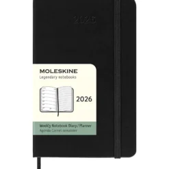 Moleskine Planner 2026 12m Hard P Uke Notat – Black