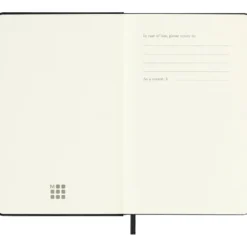 Moleskine Planner 2026 12m Hard P Uke Vert – Black