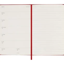 Moleskine Planner 2026/27 18m Hard P Uke Notat – Red
