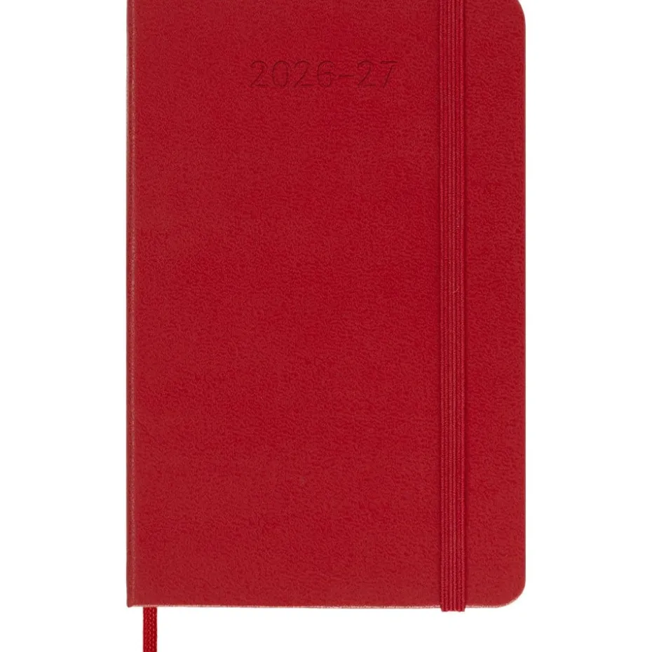 Moleskine Planner 2026/27 18m Hard P Uke Notat – Red