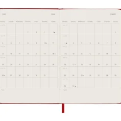 Moleskine Planner 2026/27 18m Hard P Uke Notat – Red