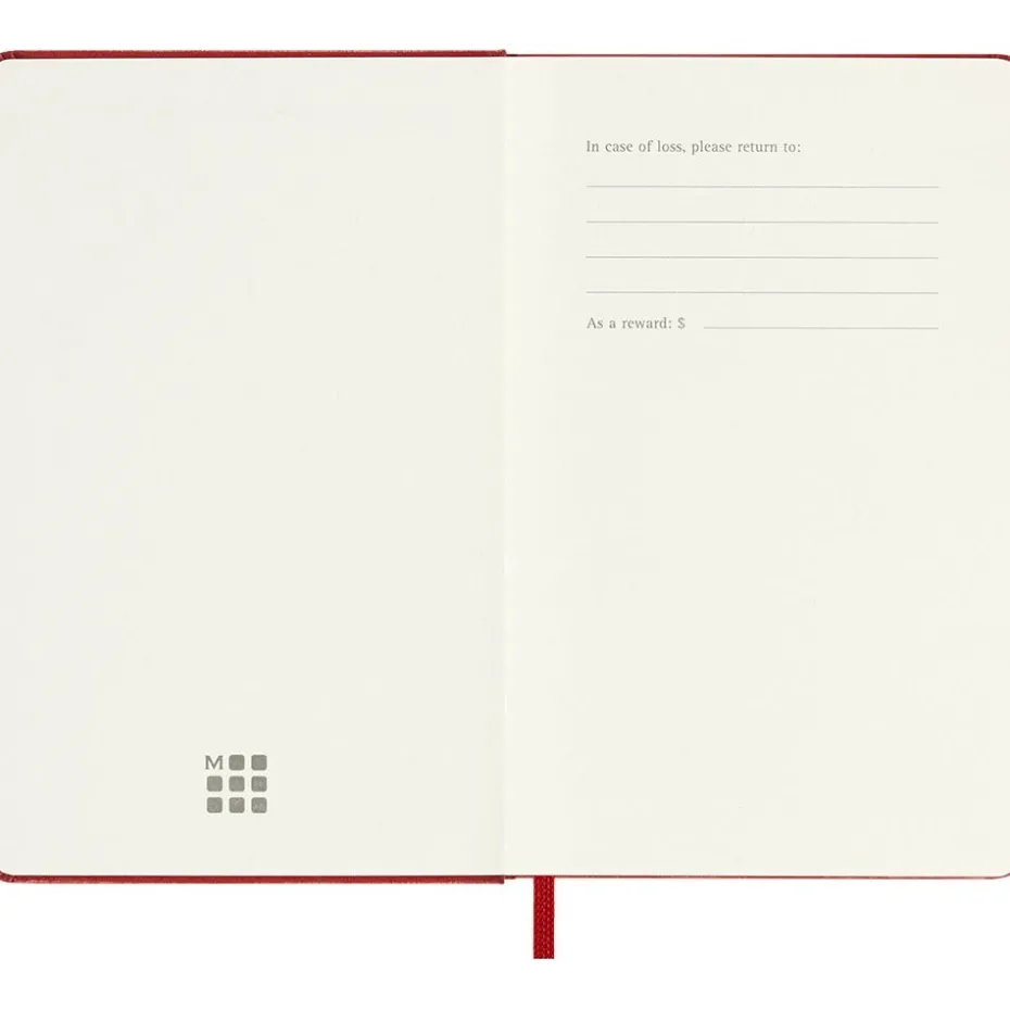 Moleskine Planner 2026/27 18m Hard P Uke Notat – Red