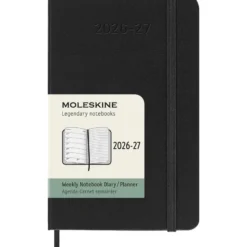 Moleskine Planner 2026/27 18m Hard P Uke Notat – Black