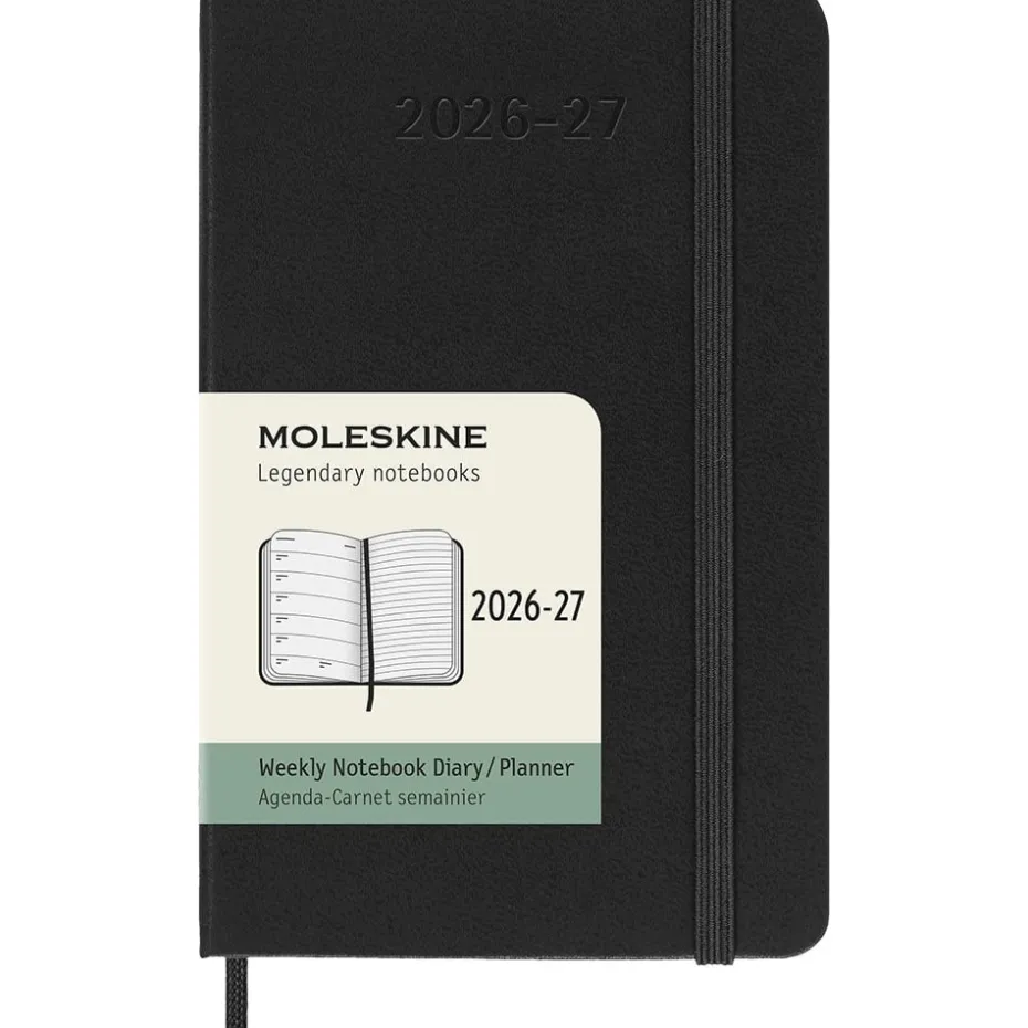 Moleskine Planner 2026/27 18m Hard P Uke Notat – Black