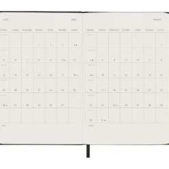 Moleskine Planner 2026/27 18m Hard P Uke Hor – Black