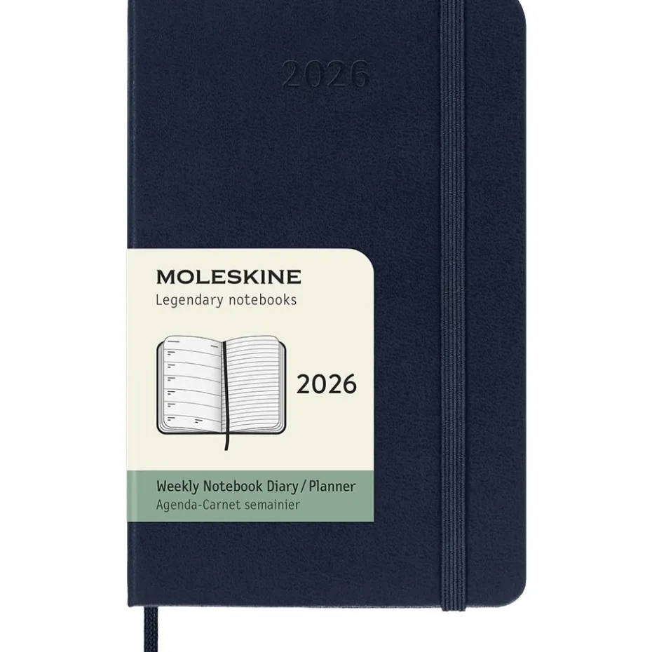 Moleskine Planner 2026 12m Hard P Uke Notat – Sap.Blue