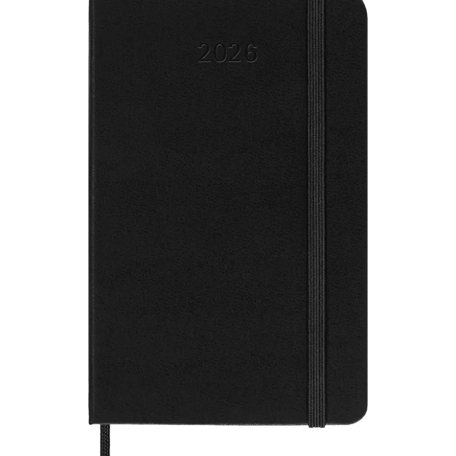 Moleskine Planner 2026 12m Hard P Uke Hor – Black