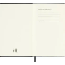 Moleskine Planner 2026 12m Hard P Uke Hor – Black