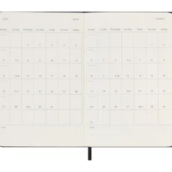 Moleskine Planner 2026 12m Hard P Uke Hor – Black