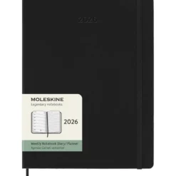 Moleskine Planner 2026 12m Hard XL Uke Notat – Black