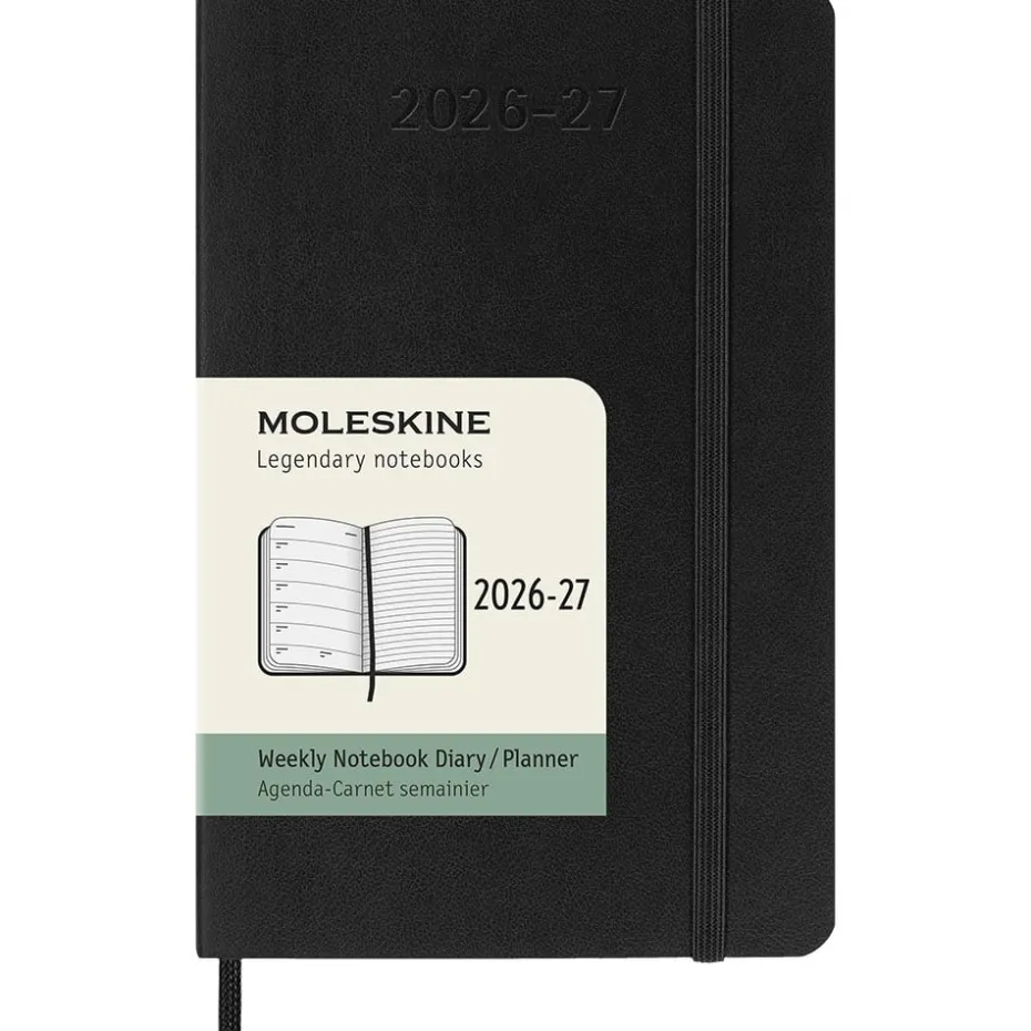 Moleskine Planner 2026/27 18m Soft P Uke Notat – Black