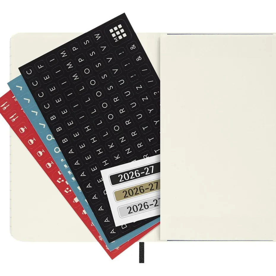 Moleskine Planner 2026/27 18m Soft P Uke Notat – Black