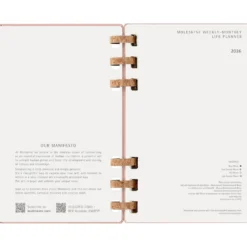 Moleskine Planner 2026 Spiral Solar 12m Hard L – Almond