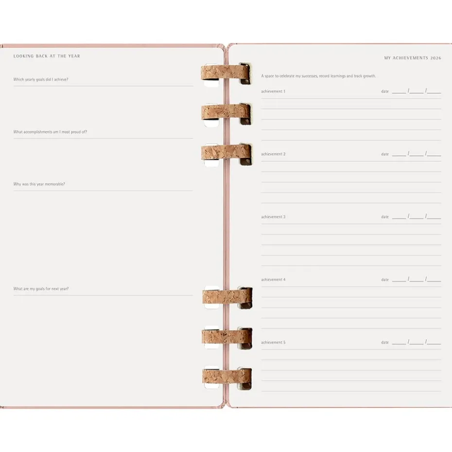Moleskine Planner 2026 Spiral Solar 12m Hard L – Almond