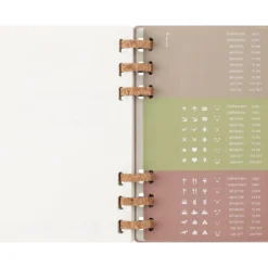 Moleskine Planner 2026 Spiral Solar 12m Hard L – Almond