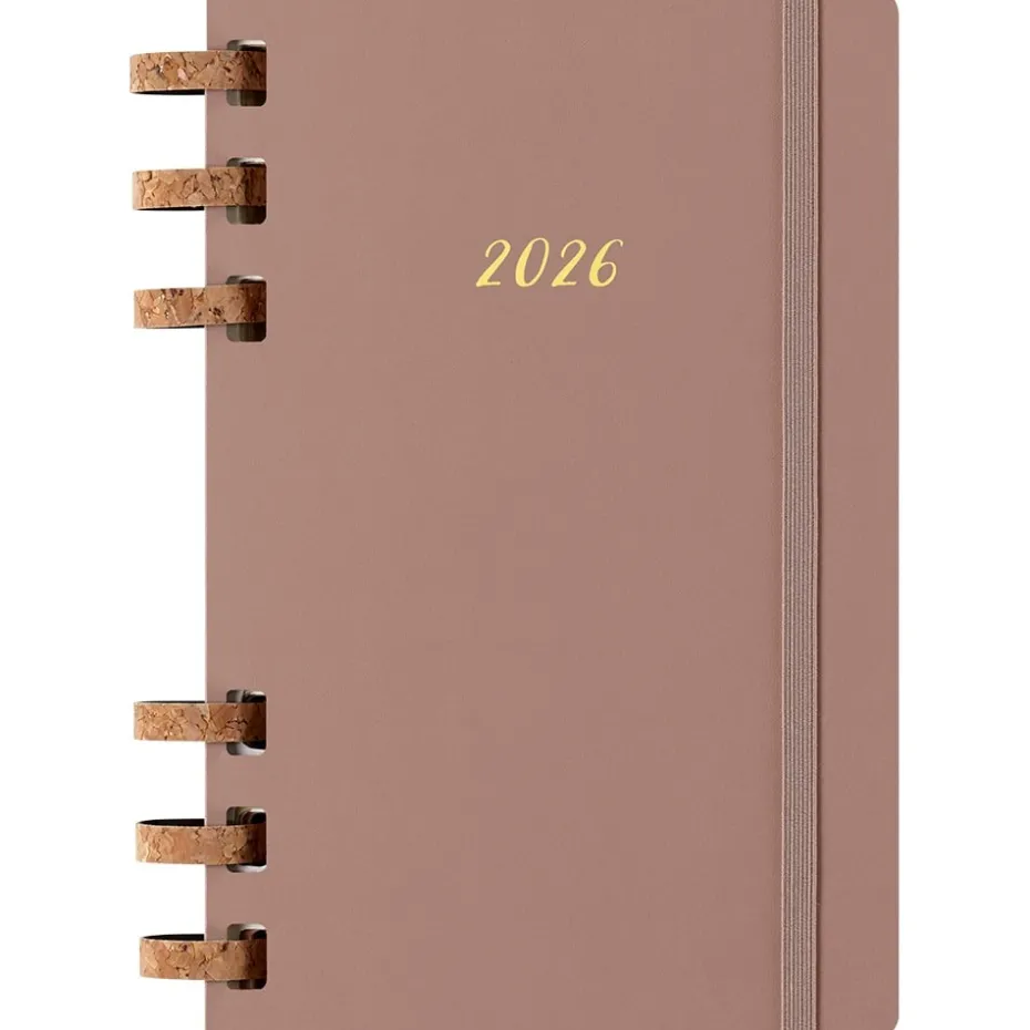 Moleskine Planner 2026 Spiral Solar 12m Hard L – Almond