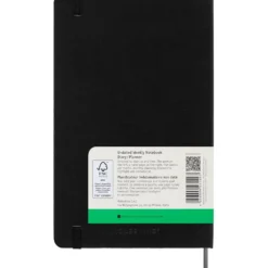 Moleskine Planner Undated Hard L Uke Notat – Black