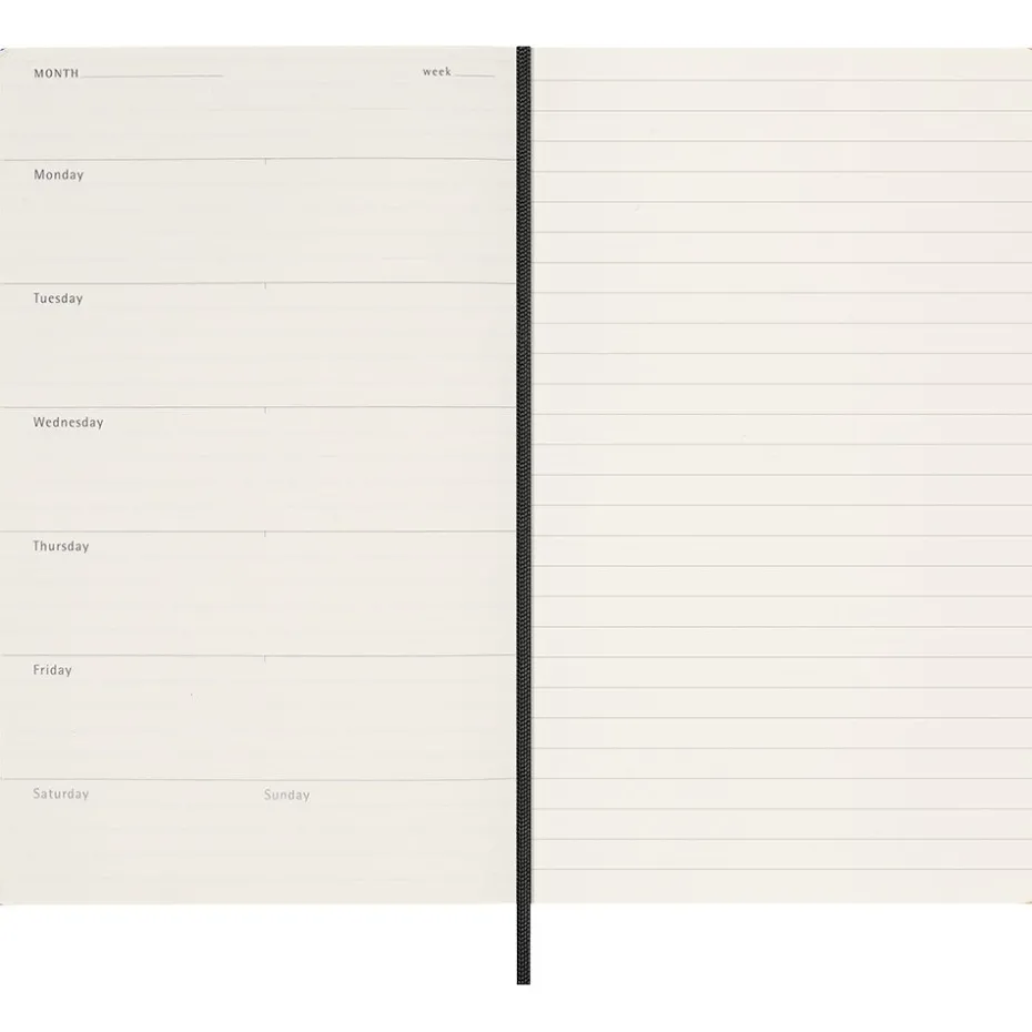 Moleskine Planner Undated Hard L Uke Notat Orange