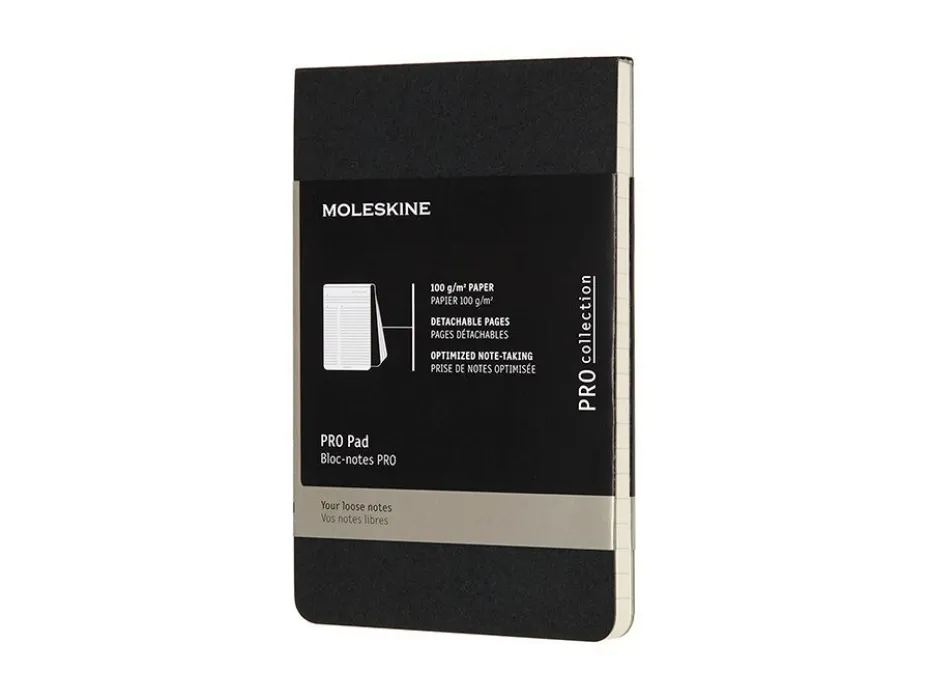 Moleskine Pro Pad Soft P – Linjert Black