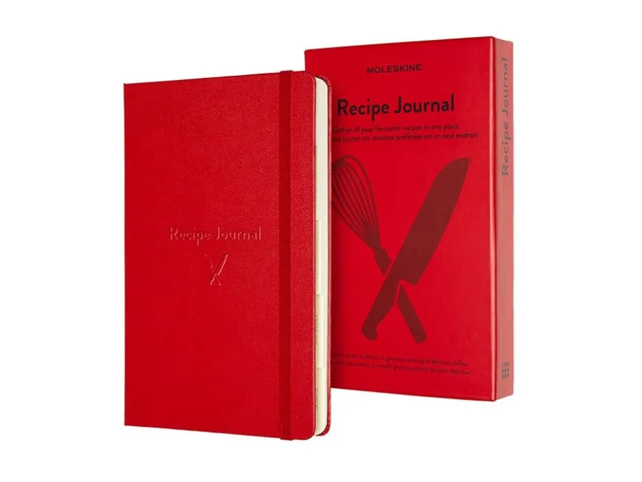 Moleskine Recipe Journal Hard L – Scarlet Red
