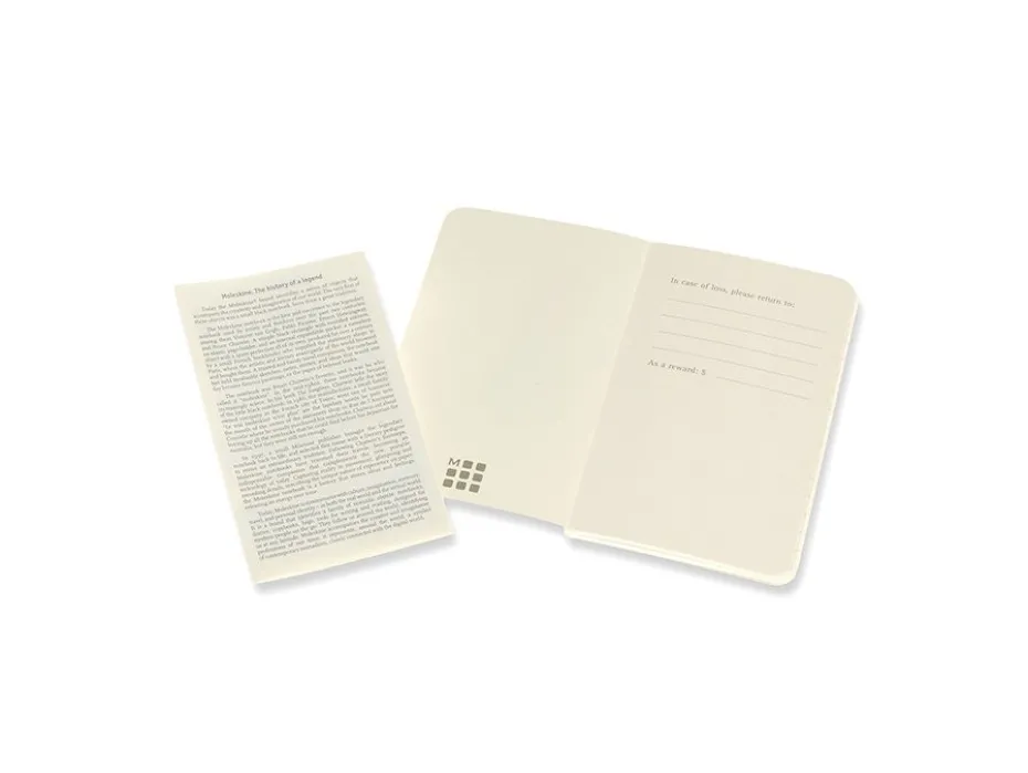 Moleskine Volant Journal Soft 2pk XS – Linjert FBlue/AYellow