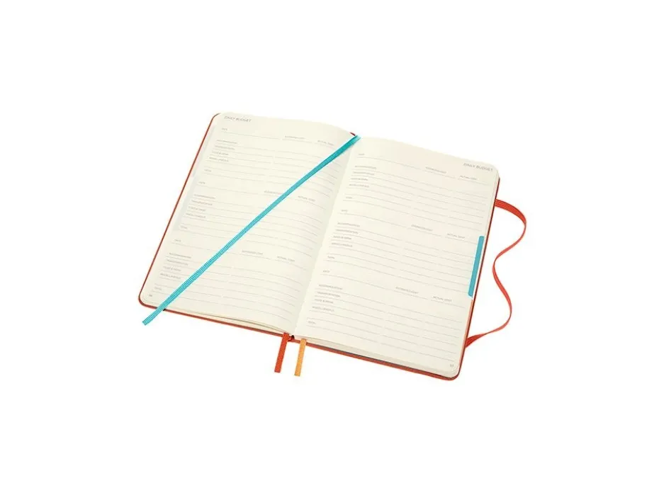 Moleskine Voyageur Notebook Hard M – Hibiscus Orange
