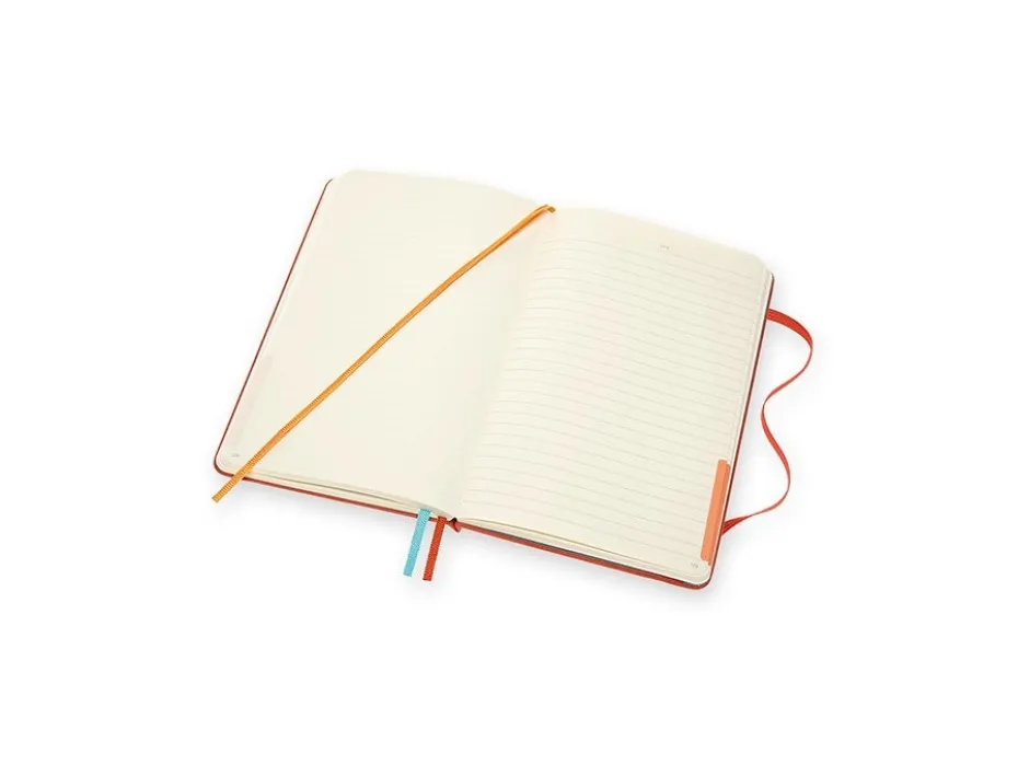 Moleskine Voyageur Notebook Hard M – Hibiscus Orange