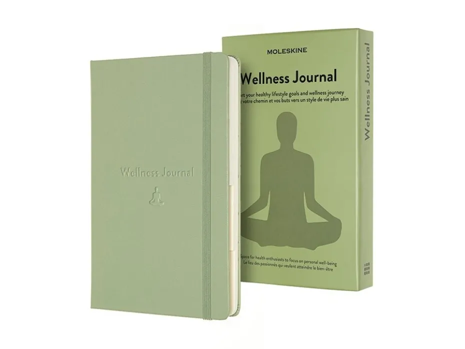 Moleskine Wellnes Journal Hard L – Willow Green