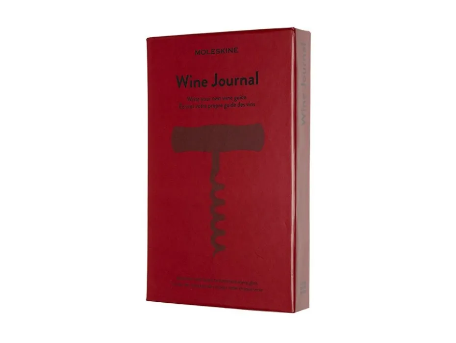 Moleskine Wine Journal Hard L – Bordeaux Red
