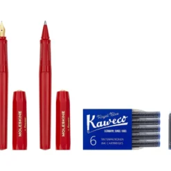 Moleskine X Kaweco Pen Set – Medium Nib – Red