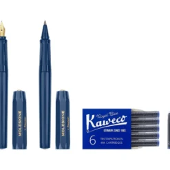 Moleskine X Kaweco Pen Set – Medium Nib – Blue