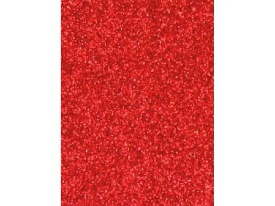 Mosgummi A4 2mm – Glitter Rød – 5stk