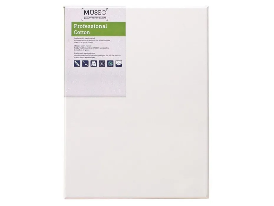 Museo Lerret C Bomull 20mm-40x50cm