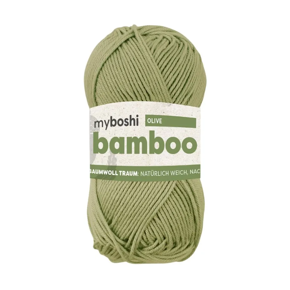 Myboshi Bamboo Bambusgarn 50g 125m – 225 Olive