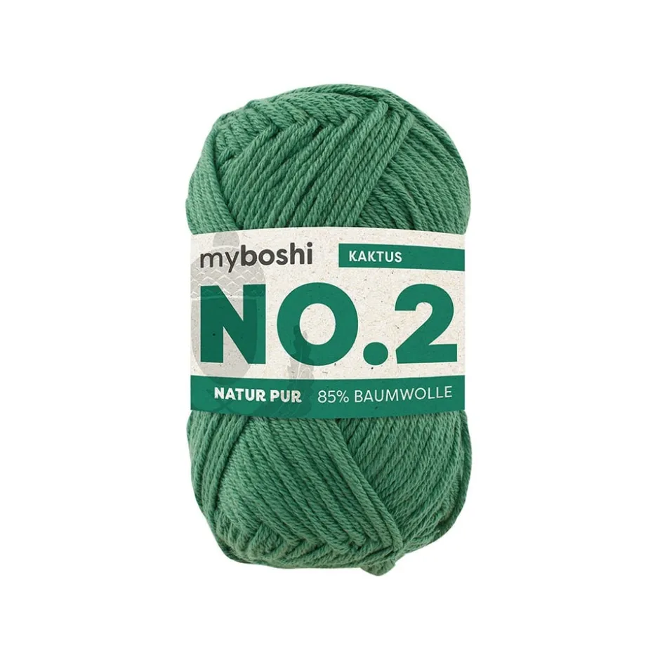 Myboshi Bomullsgarn No.2 50g – 2480 Cactus